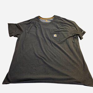 Carhartt Shirt Mens Short Sleeve Crew Neck Relaxed 4XL Lightweight Pocket